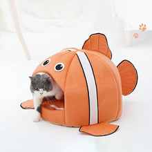 Load image into Gallery viewer, Cats Sleeping Bed  Pet Products Cave Hammock For Basket Nest Small Dogs Accessories Townhouses Lovely Fish Kitten Winter Tent
