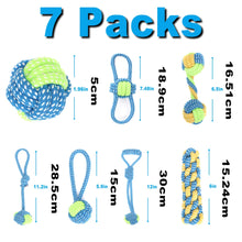 Load image into Gallery viewer, 12Pcs Large Dog Toy Sets Chew Rope Toys for Dog Chewing Toys for Dog Outdoor Teeth Clean Toy for Big Dogs Juguete para Perros
