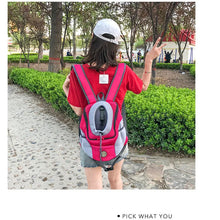 Load image into Gallery viewer, Outdoor Pet Dog Carrier Bag Portable Travel Backpack  Front Bag Double Shoulder Mesh Backpack Head Carrying Bags For Cat
