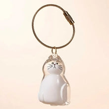 Load image into Gallery viewer, Adorable Dog Shaped Memorial Pendant Creative Dog/Cat Storage Keepsake Keychain Handmade DIY Pet Souvenirs Gift for Pet Lovers
