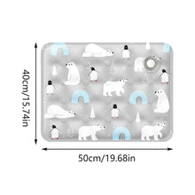 Load image into Gallery viewer, Dog Cooling Mat Summer Pet Self Cooling Pad Cat Bed Mat For Small Medium Large Dogs Indoor Dog Crate Mat

