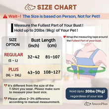 Load image into Gallery viewer, Dog Carrier for Small Dogs Front Facing Dog Carrier Sling Hands Free Cat Sling Size Adjustable Soft Cotton
