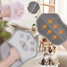Load image into Gallery viewer, Pet Grooming Cleaning Glove Hair Remover Massage Brush Self Cleaning Cat Dog Glove Double-sided Cleaning Glove Dog Accessories
