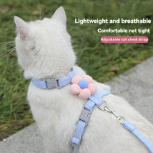 Load image into Gallery viewer, Cat Harness and Leash Sets Adjustable Dog Harness for Small Dog Leash Breashable Pet Harness Out Walking Dog Strap
