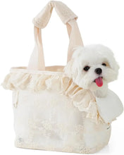 Load image into Gallery viewer, Dog Carrier for Small Dogs Rabbit cat with Large Pockets, Cotton Bag, Dog Carrier Soft Sided, Collapsible Travel Puppy Carrier
