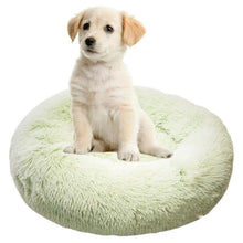Load image into Gallery viewer, Soft Plush Pet Beds USB Heating Round Dog Bed Donut Round Beds For Small Medium Dogs And Cats Comfortable And Machine Washable

