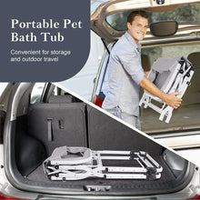 Load image into Gallery viewer, Household Foldable Dog and Cat Bath Basin Adjustable Height Pet Bath Tub Available Indoors and Outdoors Portable Dog Bath
