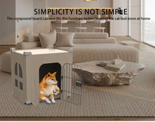 Load image into Gallery viewer, Indoor Modern Wooden Dogs House Pet Cage With Door For Sale
