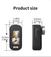 Load image into Gallery viewer, 4K pixel cat and dog pet camera, mini thumb camera, outdoor bicycle camera, motorcycle wide-angle camera, portable helmet camera
