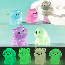 Load image into Gallery viewer, 32-Piece Set Of Glow-in-the-Dark Miniature Dog Dolls And Resin Animal Stuff DIY Home Party And Holiday Decorations
