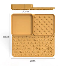 Load image into Gallery viewer, 4in1 Dog Licking Mat Split Puzzle Designed Healthy Slowly Feeding Relief Anxiety Safe Material Washable Feeder Pad Pet Supplies
