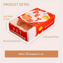 Load image into Gallery viewer, Rectangular fully enclosed cat bed, pet snack box bed, suitable for all seasons, providing a warm home for your cat
