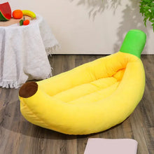 Load image into Gallery viewer, Dogs Bed Cozy Banana Shaped Nest Pets Bed Durable Detachable &amp; Washable Plush Warm Sanctuary for Small/Medium/large Dogs &amp; Cats
