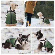 Load image into Gallery viewer, Pet Dog Winter Warm Jacket With Harness Zipper Cold Weather Pet Dog Clothes For Small Big Dogs Coat Chihuahua Clothing Outfits
