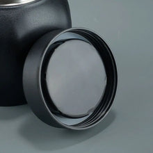 Load image into Gallery viewer, Stainless Steel Pet Memorial Ash Urn Black Sealed Jar Cat Funeral Keepsake Moisture-Proof Dog Cremation Urn Garden Burial
