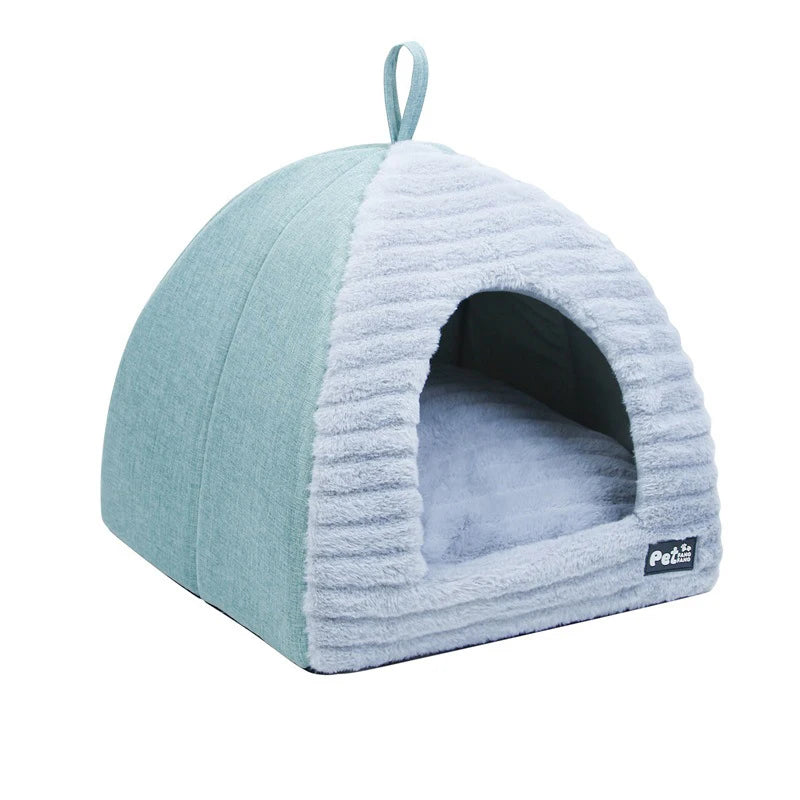 Dog Bed House Bed Autumn/Winter Warm Cat Pet Kennel Mats Pet Tents For Small Dogs Cats Puppies