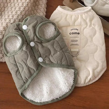 Load image into Gallery viewer, Winter Pet Coat Clothes for Cold Weather Clothing Warm Dog Clothes with Built in Harness Hole Pet Apparel for Small Dogs Cats
