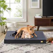 Load image into Gallery viewer, Large Orthopaedic Dog Bed Waterproof Cushion Pet Mattress 2 In 1 Pet Dog Crate Bed with Removable Washable Cover Indoor Outdoor
