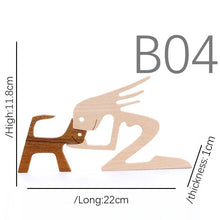 Load image into Gallery viewer, 1PCS Free Personalized Wooden Dog Human Memorial Gifts Custom Wooden Carving for Dog Lover Loss Sympathy Gift Remembrance Gifts
