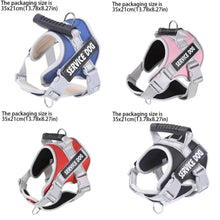 Load image into Gallery viewer, Puppy Accessories Adjustable Dog Harness Reflective Leash Set Adjustable Harness No Pull Harness Outdoor Walking
