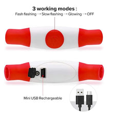 Load image into Gallery viewer, Luminous Dog Collar Light Charge Cat Necklace, Led Fashion Flashing DIY Glowing Safety Collar for Dogs Nighttime Pet Accessorie
