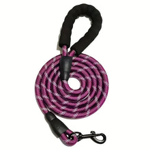 Load image into Gallery viewer, Reflective Dog Leash With Comfortable Padded Handle - Double Heavy Duty Traction Rope For Strong Dogs - Enhance Safety And Contr
