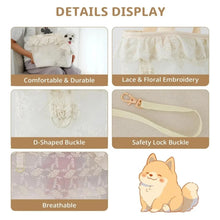 Load image into Gallery viewer, Dog Carrier for Small Dogs Rabbit cat with Large Pockets, Cotton Bag, Dog Carrier Soft Sided, Collapsible Travel Puppy Carrier
