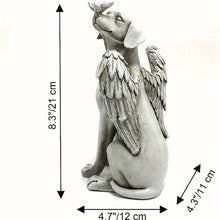 Load image into Gallery viewer, 1pc Angel Dog Memorial Statue, Pet Memorial Stone For Dogs, Angel Dog Memorial Gifts, Dog Passing Away Bereavement Gifts, Pets G

