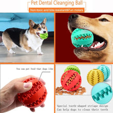 Load image into Gallery viewer, Dog Toy Ball Interactive Rubber Balls Puppy Chewing Toys Pet Tooth Cleaning Ball Cats Pets Food Treat Feeder Silicone Balls Toy
