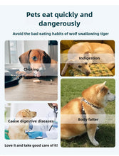 Load image into Gallery viewer, Dog Slow Feeder Slow Food Bowl  Anti-Choking Anti-tipping Delay eating Anti-slip pet food bowl easy to clean Slow down eating
