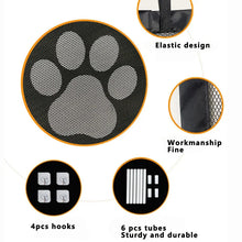 Load image into Gallery viewer, Dog Gate for Stairs - Pet House Screen Door with 4 Hooks, Indoor Safety Fence Barrier, Stairway Pet Gate for Dogs Cats
