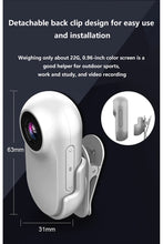 Load image into Gallery viewer, Toopro New Pet Camera Thumb Camera HD Outdoor Portable Cycling Sports Camera Student Camera With 360 ° Wide Angle Lens Camera
