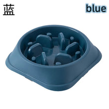 Load image into Gallery viewer, Pet Cat Dog Slow Food Bowl Fat Help Healthy Round Anti-choking Thickened And Non-slip Multiple Colors Shapes
