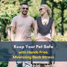 Load image into Gallery viewer, Dog Carrier for Small Dogs Front Facing Dog Carrier Sling Hands Free Cat Sling Size Adjustable Soft Cotton
