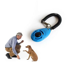Load image into Gallery viewer, Dog Training Clicker Aid Adjustable WristStrap Sound Plastic Pet Cat Click Trainer Key Chain Dog Repeller Dog Supplies ﻿
