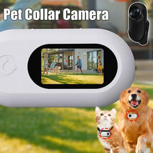 Load image into Gallery viewer, HD 1080P Pet Collar Camera - No WiFi Needed, Video/Photo for Dogs/Cats, 0.96&quot; LCD Rechargeable Pet Sport Camera
