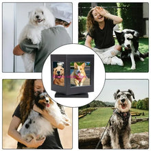Load image into Gallery viewer, Pet Memory Cremation Box with Rotating Photo Frame Practical Dog Cremation Box HX6C
