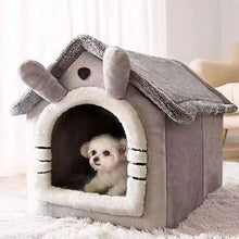 Load image into Gallery viewer, Indoor Warm Dog House Soft Pet Bed Tent House Dog Kennel Cat Bed Removable and Washable Cushion Suitable Four Season Universal
