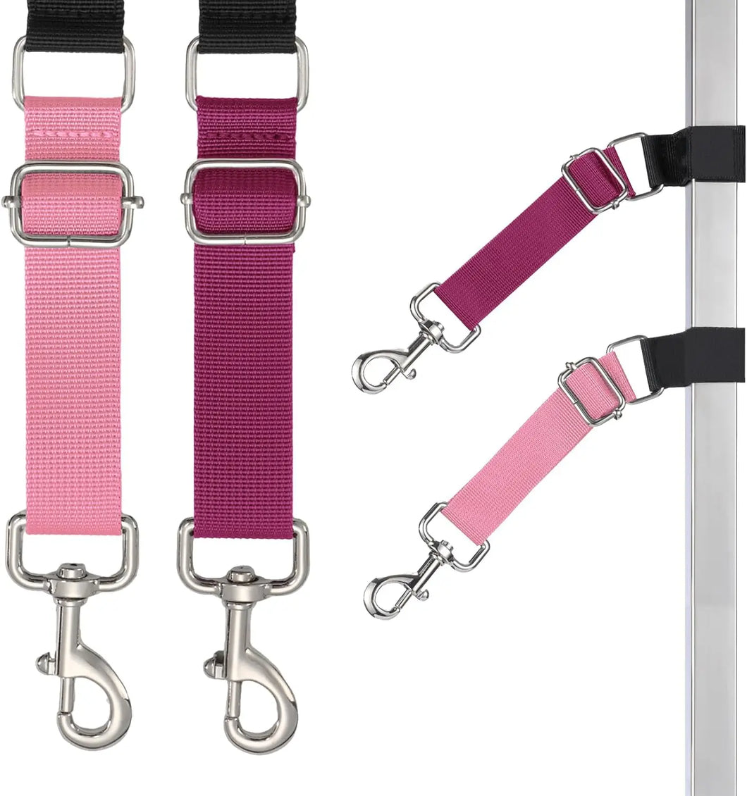 2 Pcs Pet Dog Grooming Basic Leashes Arm Accessories, Adjustable Pets Loops Extension Straps for Bathing Grooming Trimming
