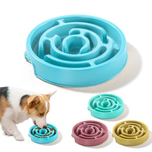 Load image into Gallery viewer, Pet Dog Slow Feeder Bowl Slower Food Feeding Dishes Fun Non Slip Anti-Gulping Eco Dog Bowl for Large Medium Small Dogs Puppy
