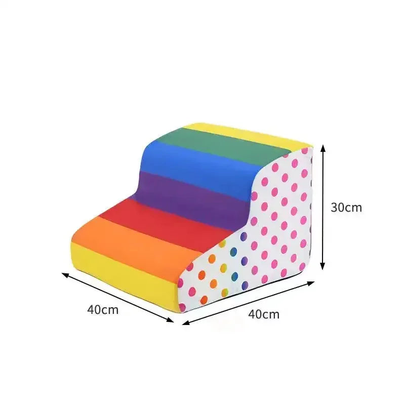 Detachable Pet Training Ramp Colorful Pet 2/3 Step Staircase Dog/cat Ramp Ladder Supplies Pets Stairs for Dogs Rampa Para Perros