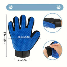 Load image into Gallery viewer, A pair of pet grooming gloves - gentle brush removal, suitable for dogs and cats - massage stimulation loop - easy to use
