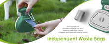 Load image into Gallery viewer, Superdesign Dog Poop Scooper - Suitable for Small and Large Dogs, for Yard and Walking, Adjustable Leather and Bag Attachment, Perfect for Travel and Camping

