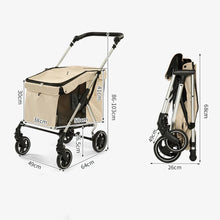 Load image into Gallery viewer, Cat Outdoor Travel Pet Strollers Portable Folding Storage Dog Carriers Pet Products Elderly Dog Disability Assistance Vehicle
