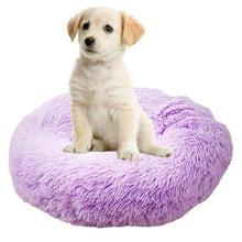 Load image into Gallery viewer, Soft Plush Pet Beds USB Heating Round Dog Bed Donut Round Beds For Small Medium Dogs And Cats Comfortable And Machine Washable
