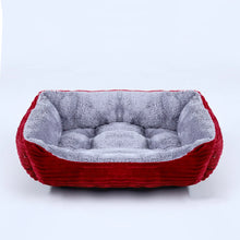 Load image into Gallery viewer, Bed for Dog Cat Pet Square Plush Kennel Medium Small Dog Sofa Bed Cushion Pet Calming Dog Bed House Pet Supplies Accessories
