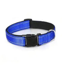 Load image into Gallery viewer, Dog Collar Reflective Adjustable Breathable Nylon Soft Padded DurableePet Collar for Small Medium Large Dog Bone Rope
