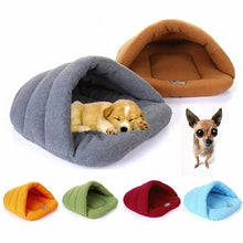 Load image into Gallery viewer, Pet Bed House for Small Dogs Cats Winter Warm Dog Sleeping Beds Caves Nests Fashion Slippers Shaped Dog Kennel Pet Supplies
