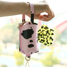 Load image into Gallery viewer, Dog Poop Bag Dispenser Leopard Pattern Dog Poop Bag Holder PU Leather Bags for Dogs Walking Litter Bags Dispenser Pet Supplies
