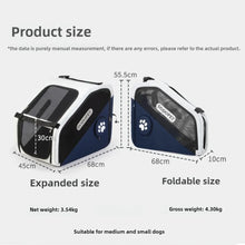 Load image into Gallery viewer, Dog Car Cage Portable Foldable Dog Carriers Breathable and Durable Travel Bags for Cats Dogs Pet Products Accessories
